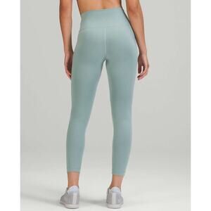 Lululemon W5CQDS Wunder Train High-Rise Tight 25" in Misty Glade, size 6
